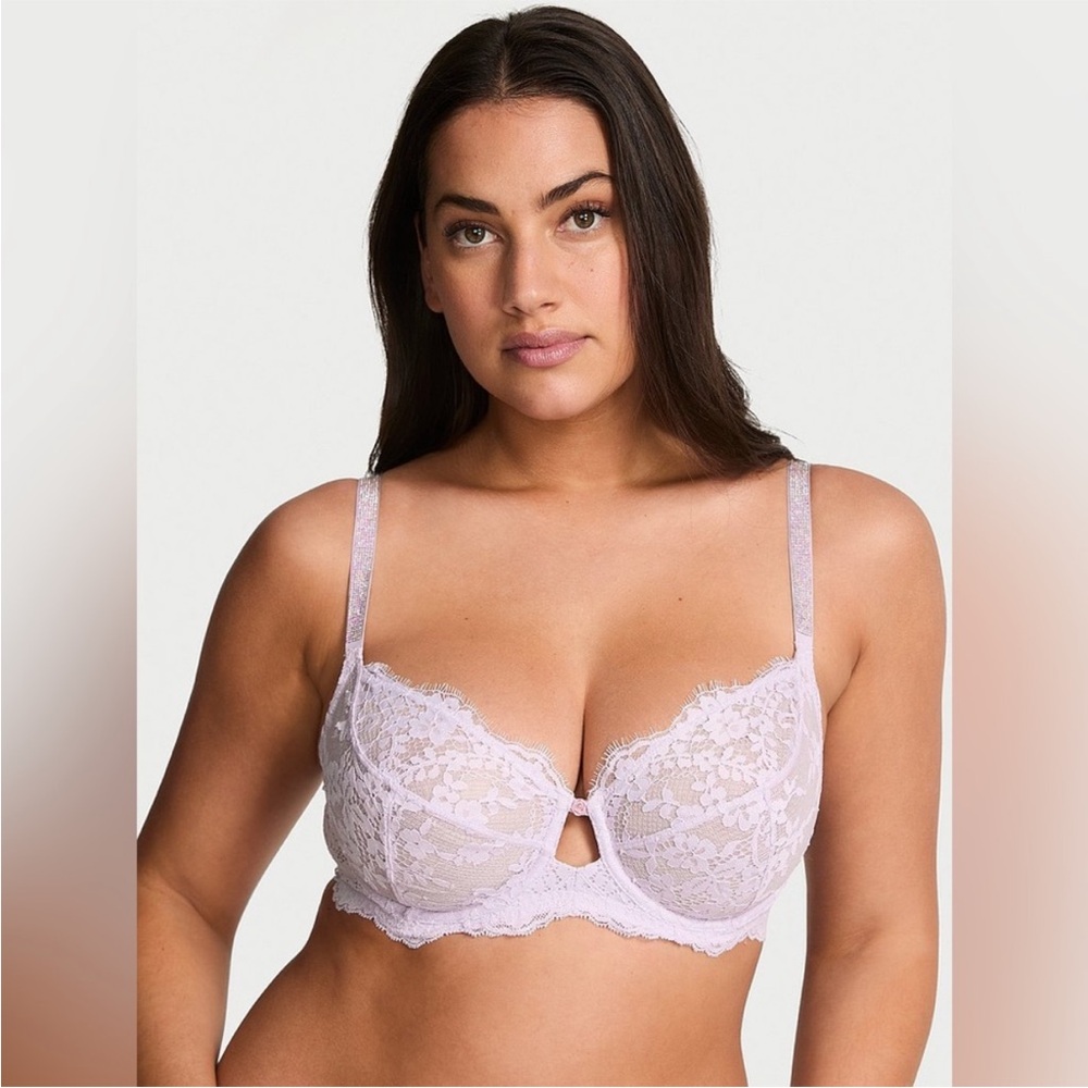 DREAM ANGELS The Fabulous by Victoria's Secret Twinkle Strap Lace Full-Cup Bra